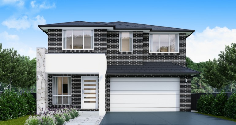 atlantic_27 front facade double garage