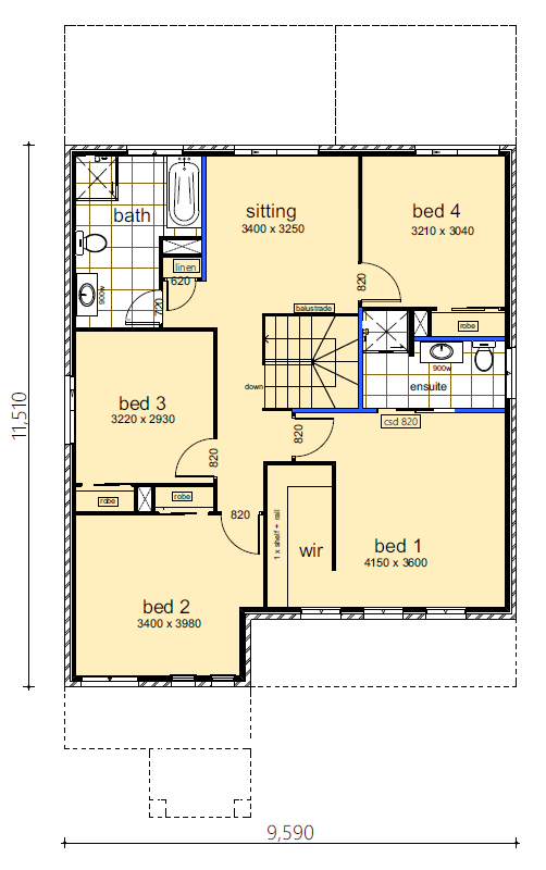floor plans for the Alantic 26.5 measurements