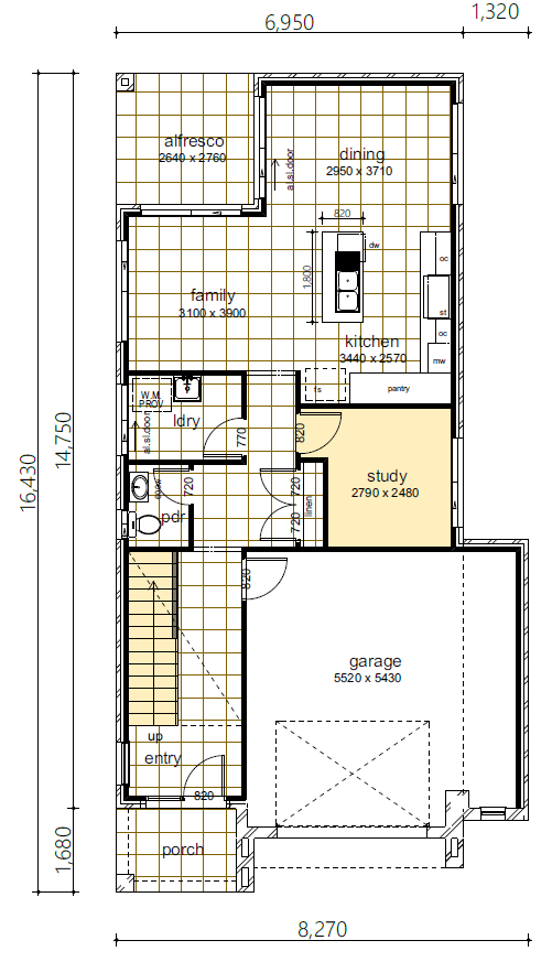 casaview home design coral_23_rose floorplan ground