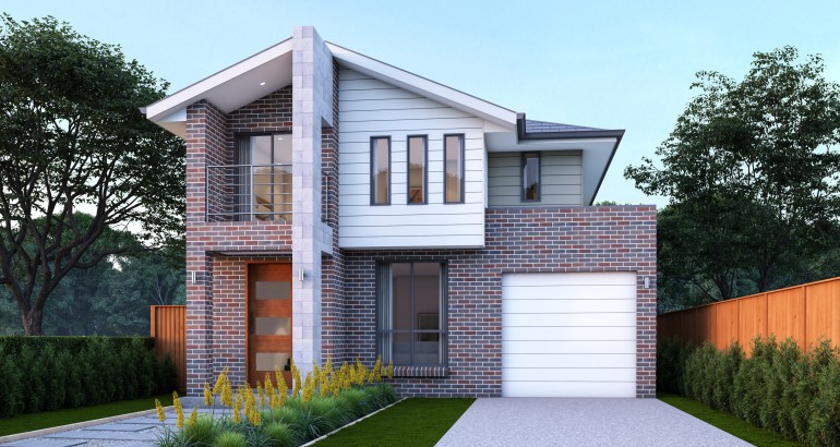 Casaview Homes coral-24-exterior-view with driveway