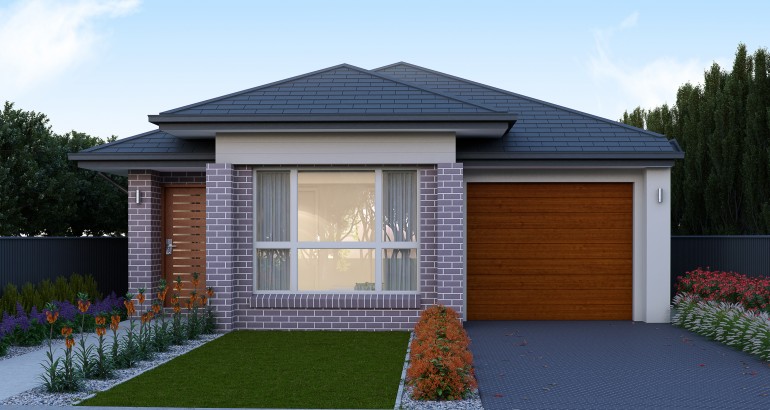 darlington-18 exterior with garage