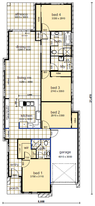 darlington-18 floorplan design snip