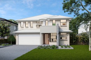 Denison 30 exterior facade white