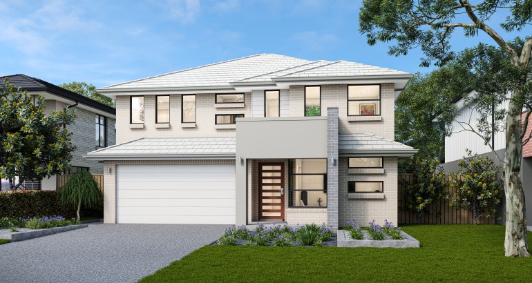 Denison 30 exterior facade white