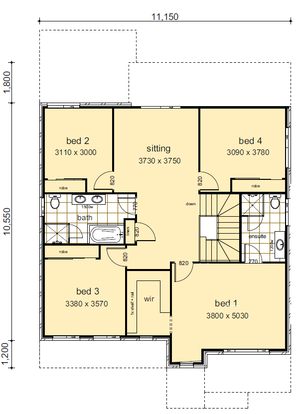 Denison 31 house plans