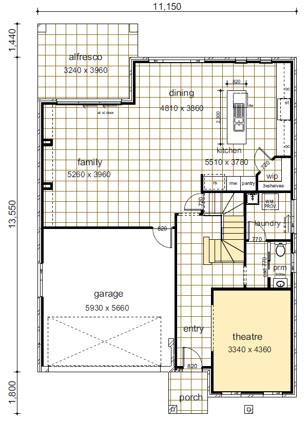 Denison 31 ground floor plans